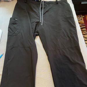 Black scrub pants